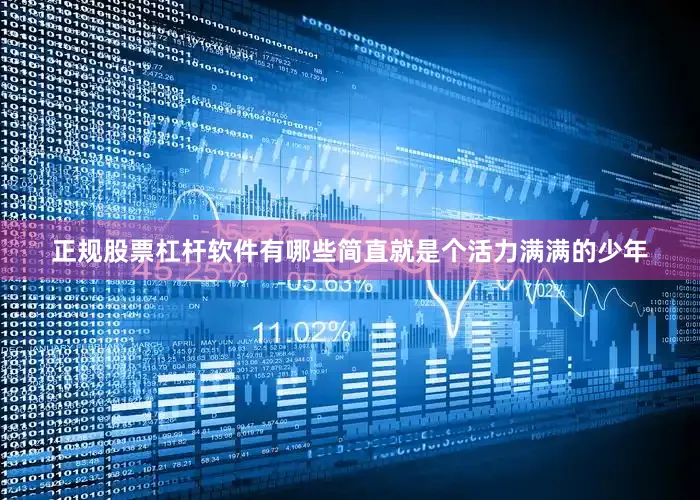 正规股票杠杆软件有哪些简直就是个活力满满的少年